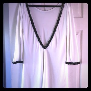 Mini handmade white dress.